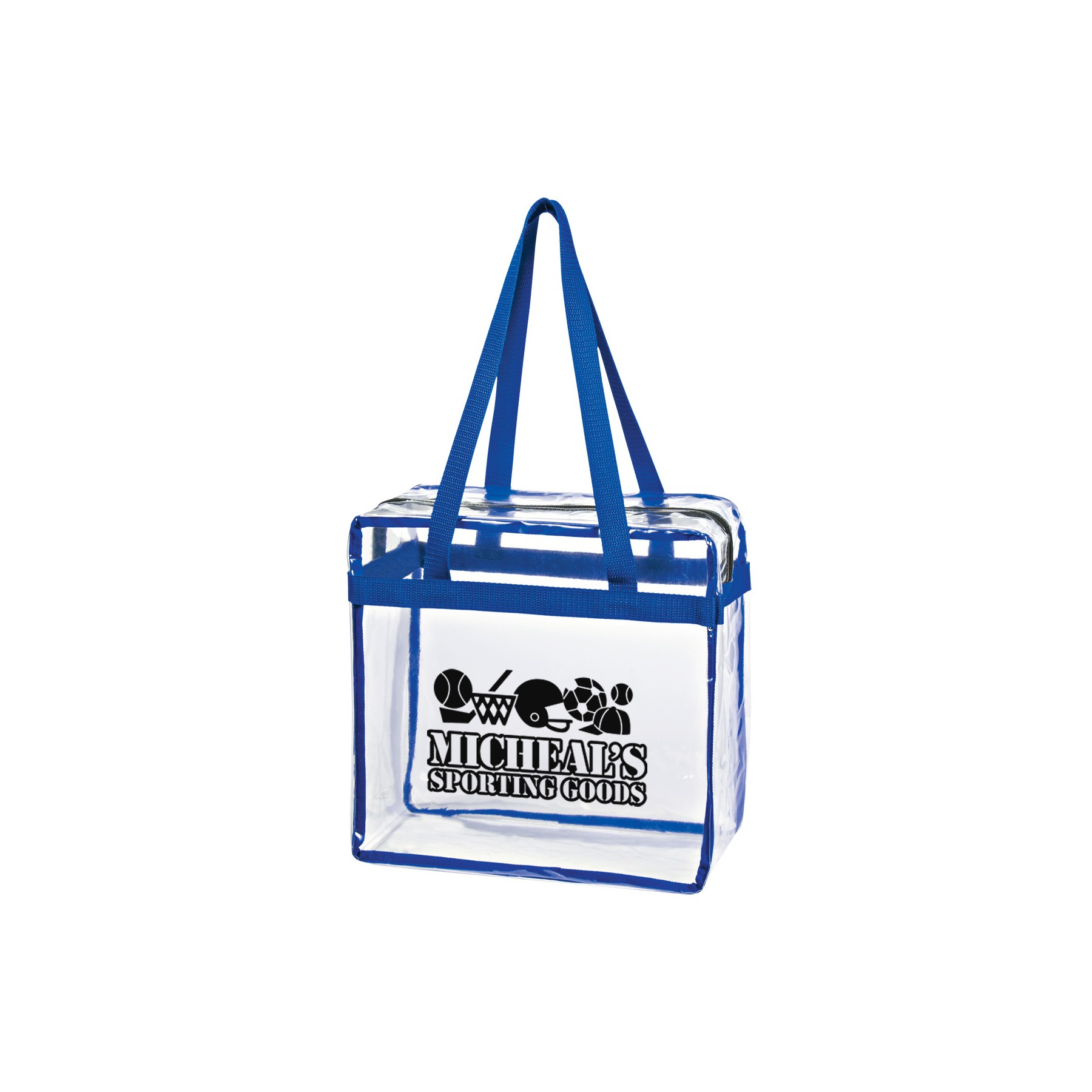 Strong And Durable Clear Plastic PVC Tote Bag with Zipper